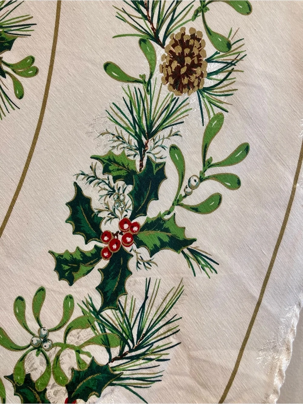 Lenox oval tablecloth
